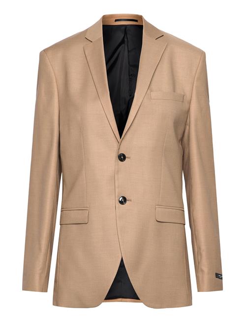 Se Jack & Jones Jprsolaris Blazer Noos Jack & J S Beige ved Booztlet