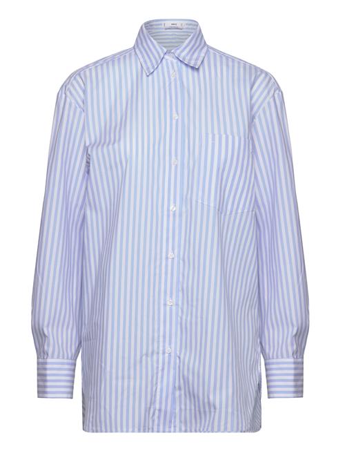 Mango Pocket Over Shirt Mango Blue