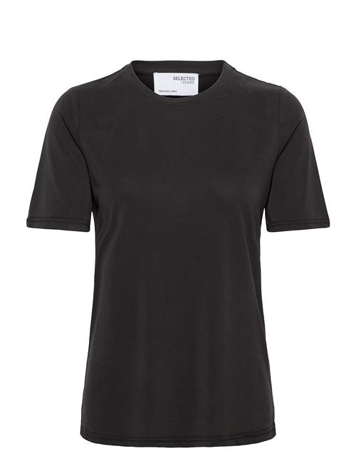 Selected Femme Slfstella Ss Tee Selected Femme Black