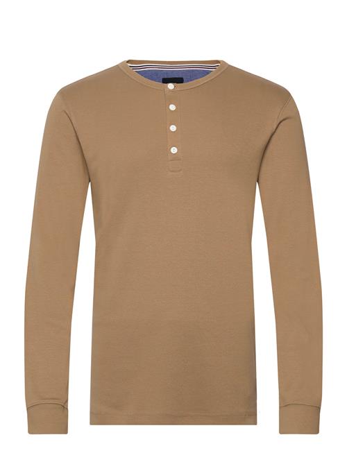 Lindbergh Solid Granddad L/S Lindbergh Beige