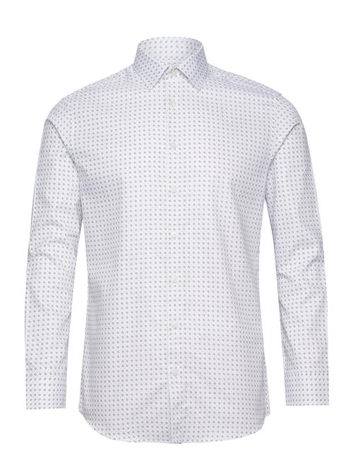 Selected Homme Slhslim-Ethan Shirt Ls Aop Noos Selected Homme White