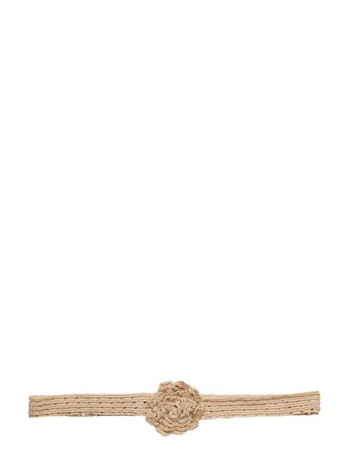 Mango Flower Buckle Belt Mango Beige