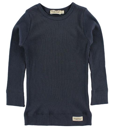 Se MarMar MarMar Bluse - Rib - Modal - Navy ved KidsWorld