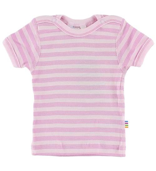 Se Joha Joha T-shirt - LyserÃ¸d m. Striber ved KidsWorld