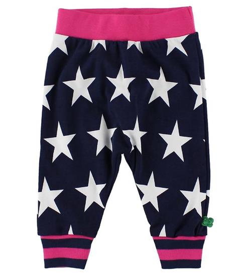 Se Freds World Bomuldsbukser - Navy/Magenta m. Stjerner ved KidsWorld