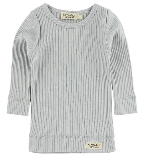 Se MarMar MarMar Bluse - Rib - Modal - LyseblÃ¥ ved KidsWorld