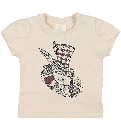 Se En Fant T-shirt - Gate - Rosameleret m. Print ved KidsWorld