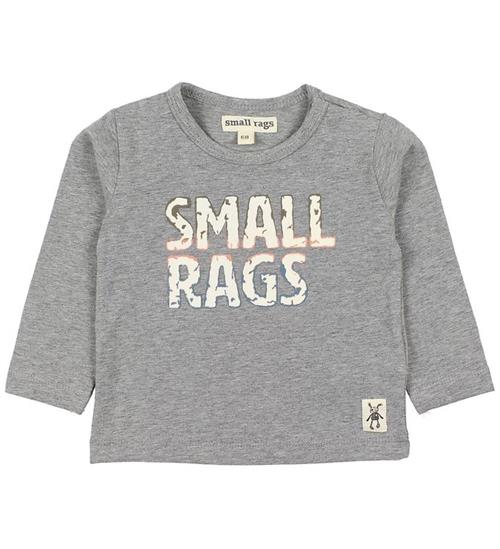 Small Rags Small Rags Bluse - GrÃ¥meleret m. Print