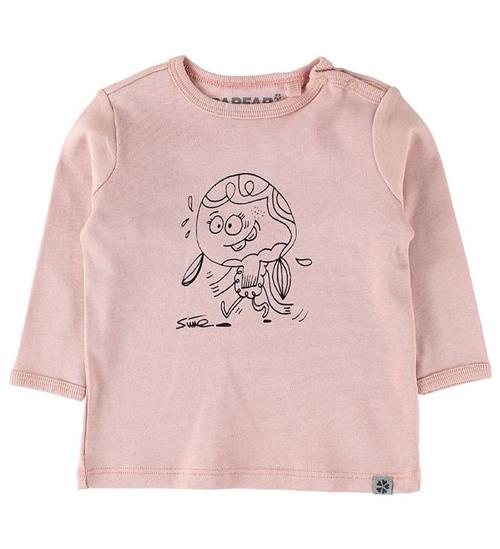 Se Papfar Bluse - Rosa m. Print ved KidsWorld