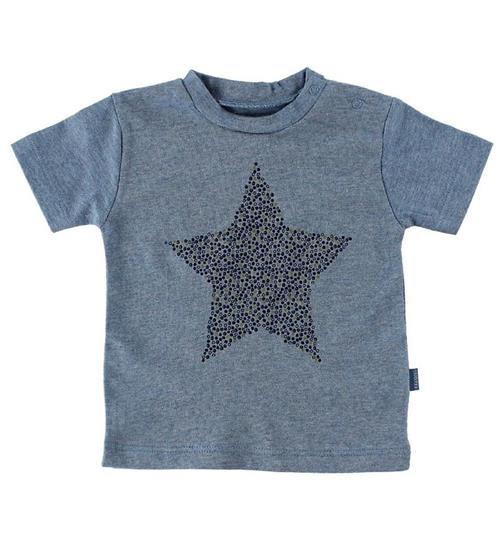 Se Fixoni Fixoni T-Shirt - BlÃ¥meleret m. Stjerne ved KidsWorld