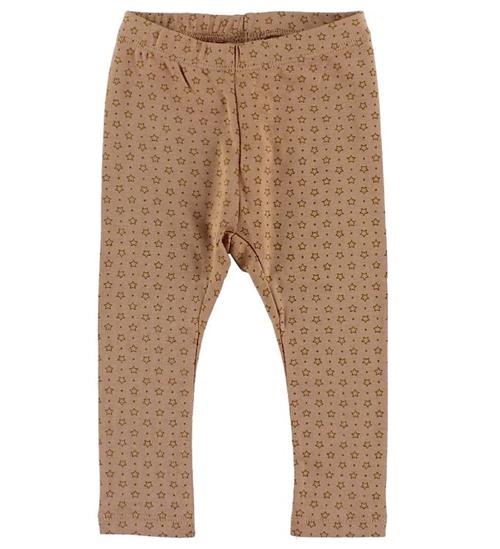 Se En Fant Leggings - Lys Brun m. Stjerner ved KidsWorld