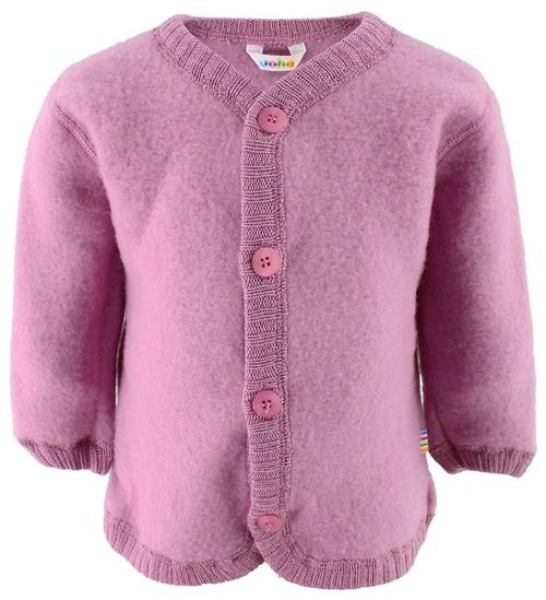 Se Joha Joha Cardigan - Uld - Rosa ved KidsWorld