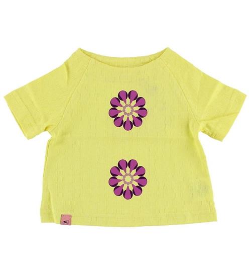 AlbaBaby AlbaBaby T-shirt - Gul m. Blomst