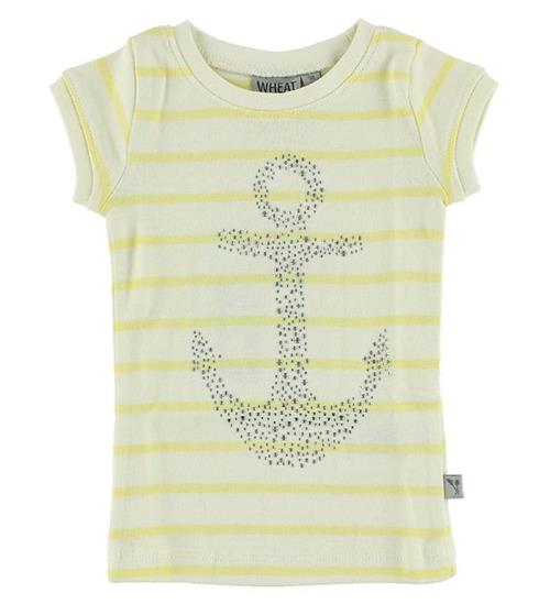 Se Wheat T-shirt - Creme/Gul m. Anker ved KidsWorld