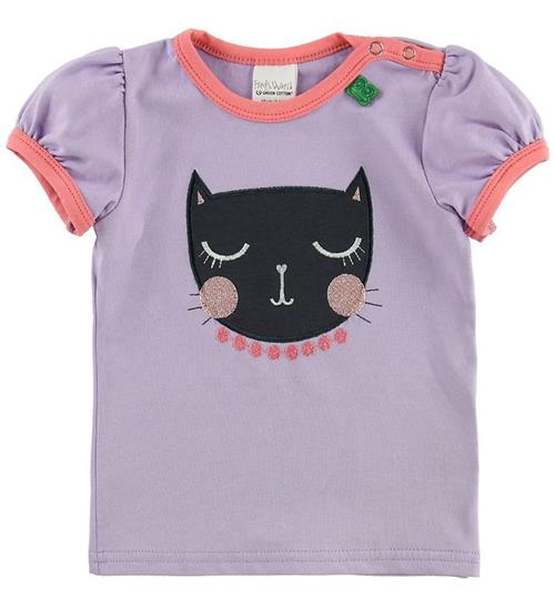 Freds World T-shirt - Lavendel m. Kat