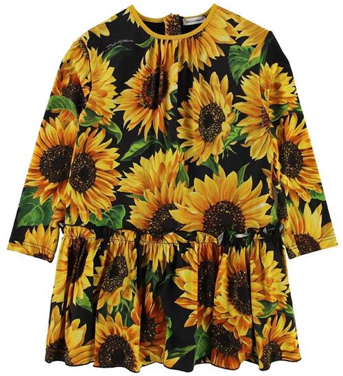 Dolce & Gabbana Dolce & Gabbana Kjole - Sunflower - Sort/Gul