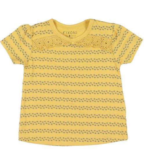 Fixoni Fixoni T-shirt - Rattan m. Blomster