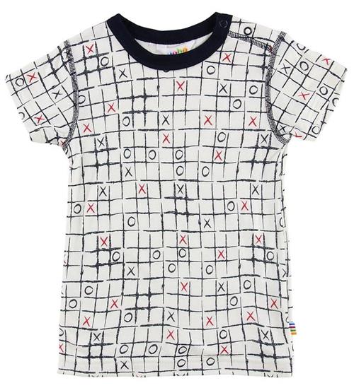 Se Joha T-shirt - Bambus - Hvid m. Tern ved KidsWorld