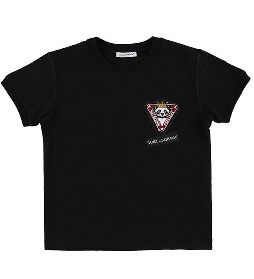 Dolce & Gabbana Dolce & Gabbana T-shirt - Sort m. Patch