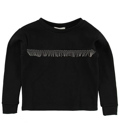 Se Hound Sweatshirt - Sort m. Struktur ved KidsWorld