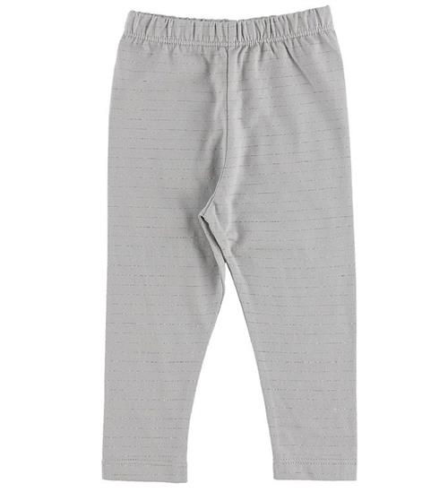 Se Gro Gro Leggings - Malak - Grey Silver ved KidsWorld