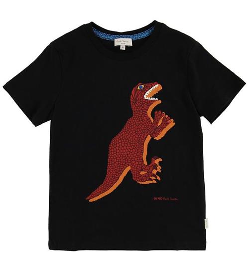 Paul Smith Paul Smith Junior T-shirt - Tyrell - Sort m. Dinosaur