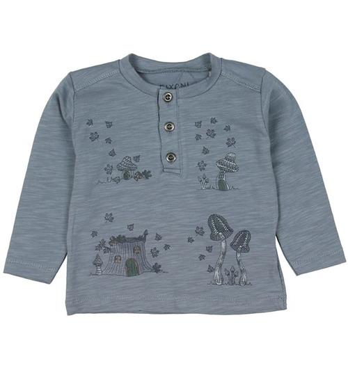 Se Fixoni Fixoni Bluse - GrÃ¥ m. Print ved KidsWorld