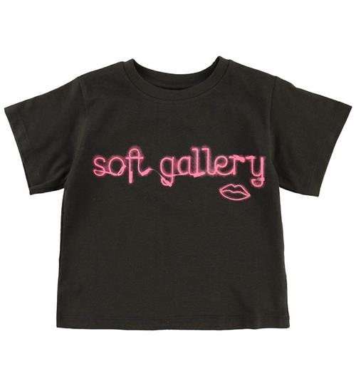 Soft Gallery Soft Gallery T-shirt - Dominique - Neon lips