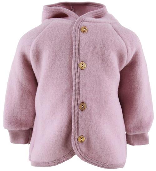 Se Engel Cardigan - Uld - Meleret Rosa ved KidsWorld