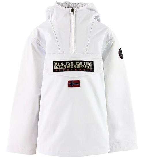 Napapijri Napapijri Vinterjakke - Rainforest Anorak - Hvid