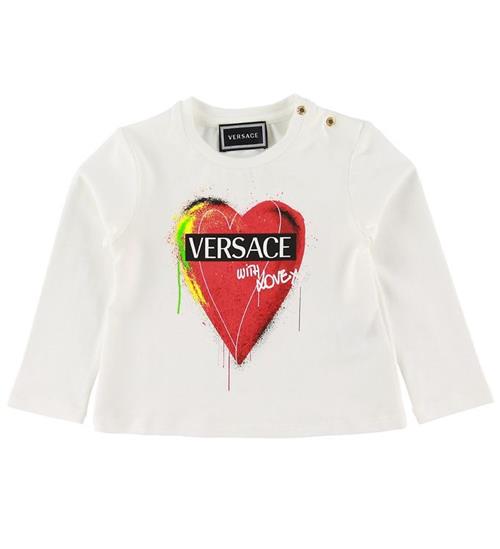 Versace Versace Bluse - Hvid m. Hjerte