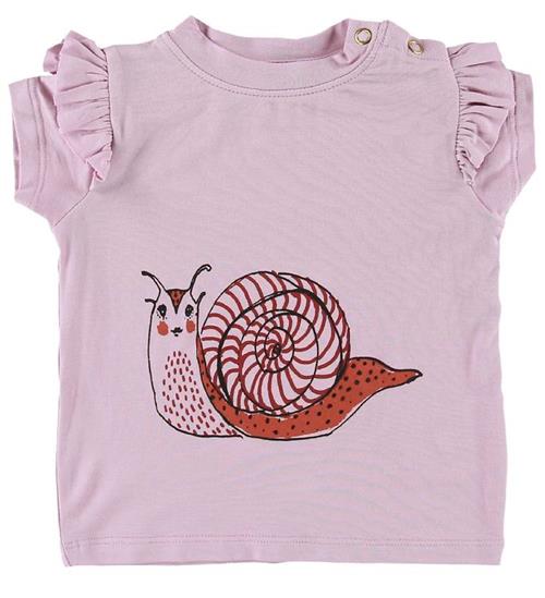 Se Soft Gallery T-shirt - Sif - Snailey - Dawn Pink ved KidsWorld