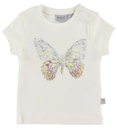 Wheat Wheat T-shirt - Butterfly - Ivory