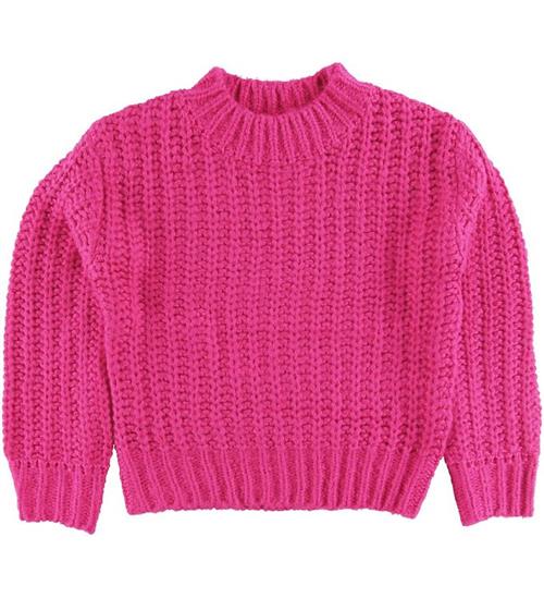 Se Grunt Grunt Bluse - Cathy - Strik - Pink ved KidsWorld