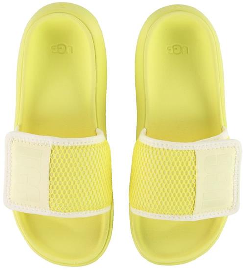 Se UGG Badesandaler - LA Light Slide - Gul/Hvid ved KidsWorld