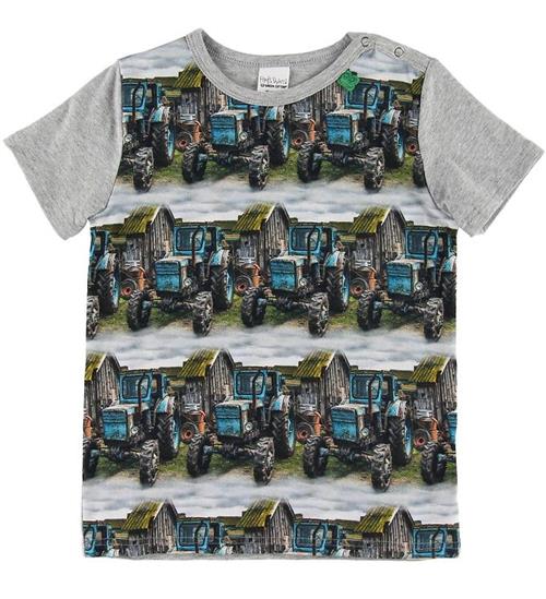 Freds World T-shirt - Farming Photo - GrÃ¥meleret