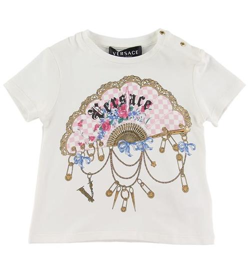 Se Versace T-shirt - Hvid m. Logo ved KidsWorld