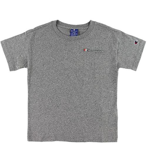 Champion Champion Fashion T-shirt - GrÃ¥meleret m. Logo