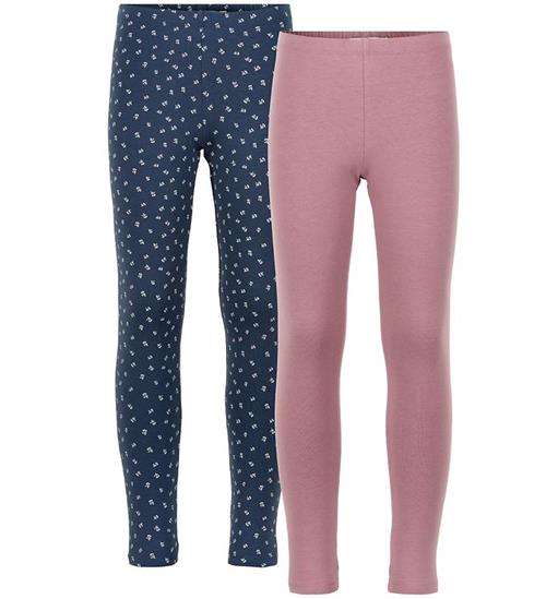 Se Minymo Leggings - 2-pak - Mesa Rose ved KidsWorld