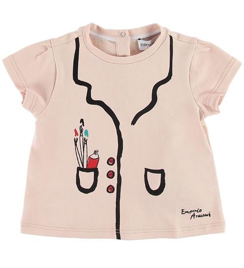 Se Emporio Armani Emporio Armani T-shirt - Pudder ved KidsWorld