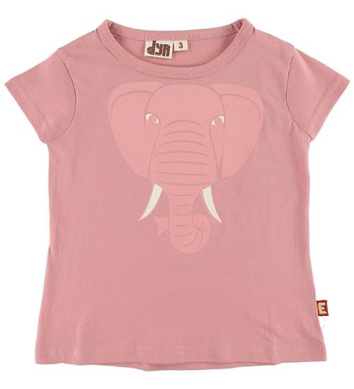 DYR DYR T-shirt - DYRWildlife - Rose Glow m. Elefant