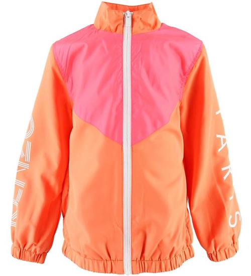 Se Kenzo Cardigan - Sport Line Logo - Orange ved KidsWorld