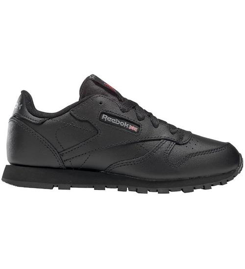 Se Reebok Classic Sko - Classic Leather - Sort ved KidsWorld