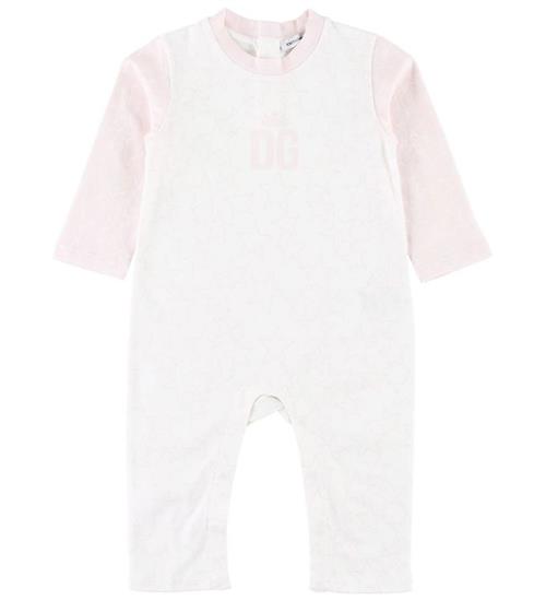 Se Dolce & Gabbana Dolce & Gabbana Heldragt - Hvid/Rosa m. Stjerner ved KidsWorld