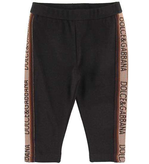 Dolce & Gabbana Dolce & Gabbana Leggings - Ibenholt m. Logo