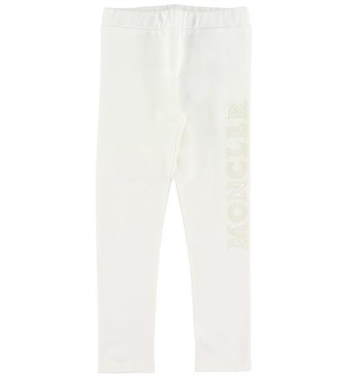 Moncler Leggings - Hvid m. Logo