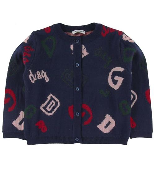 Se Dolce & Gabbana Dolce & Gabbana Cardigan - Uld - Navy m. Logoer ved KidsWorld