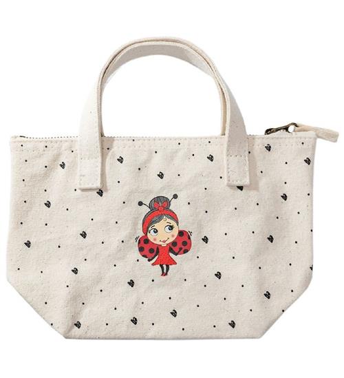 Miss Nella Miss Nella Sminketaske - Canvas - Creme m. Logo