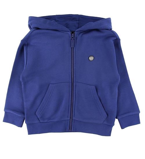 Se Emporio Armani Cardigan - BlÃ¥ ved KidsWorld