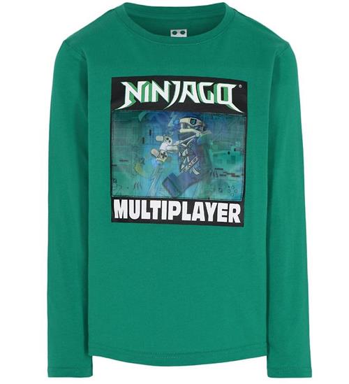 Se LEGOÂ® Wear LEGOÂ® Ninjago Bluse - GrÃ¸n m. Holografisk Print ved KidsWorld